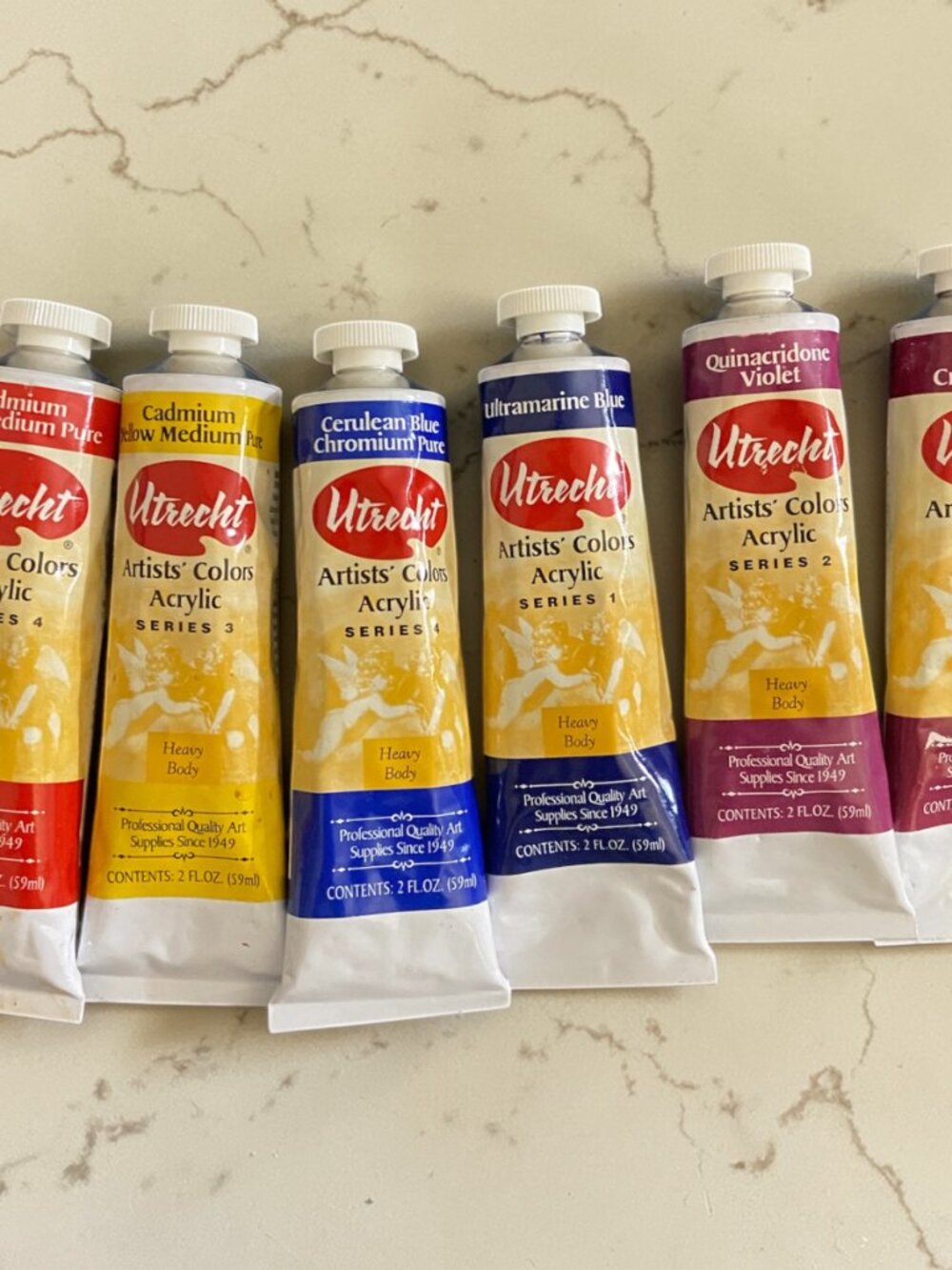 Utrecht Artist Acrylic Lot - 6 Tubes